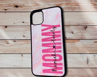 mommy phone case with names