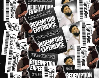 Redemption tour ticket png only