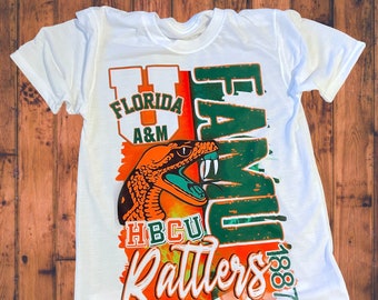 FAMU Rattlers DTF Printed Shirt - Florida A&M University HBCU - Etsy