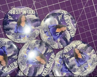 6 memorial buttons