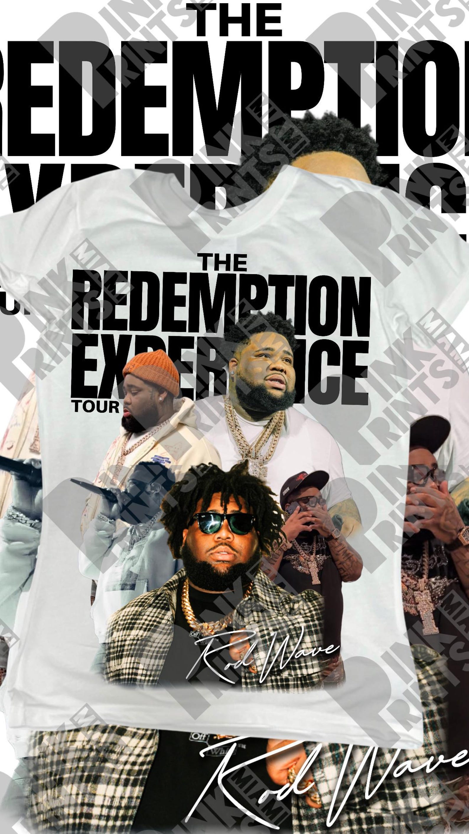 Redemption Tour Shirt, Rod Wave - Etsy