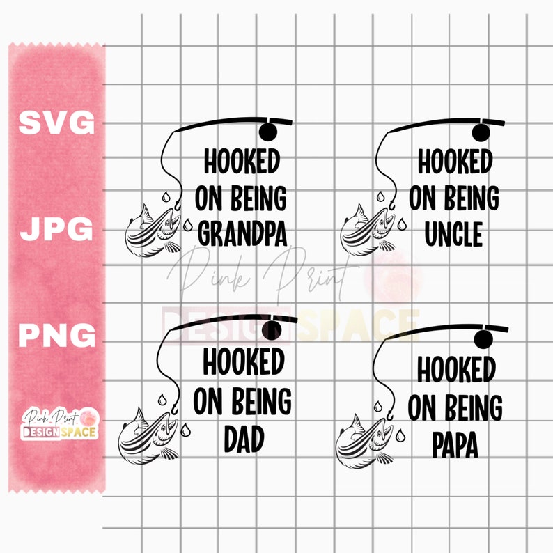 Free Free 349 Fishing Svg Hooked On Daddy Svg SVG PNG EPS DXF File