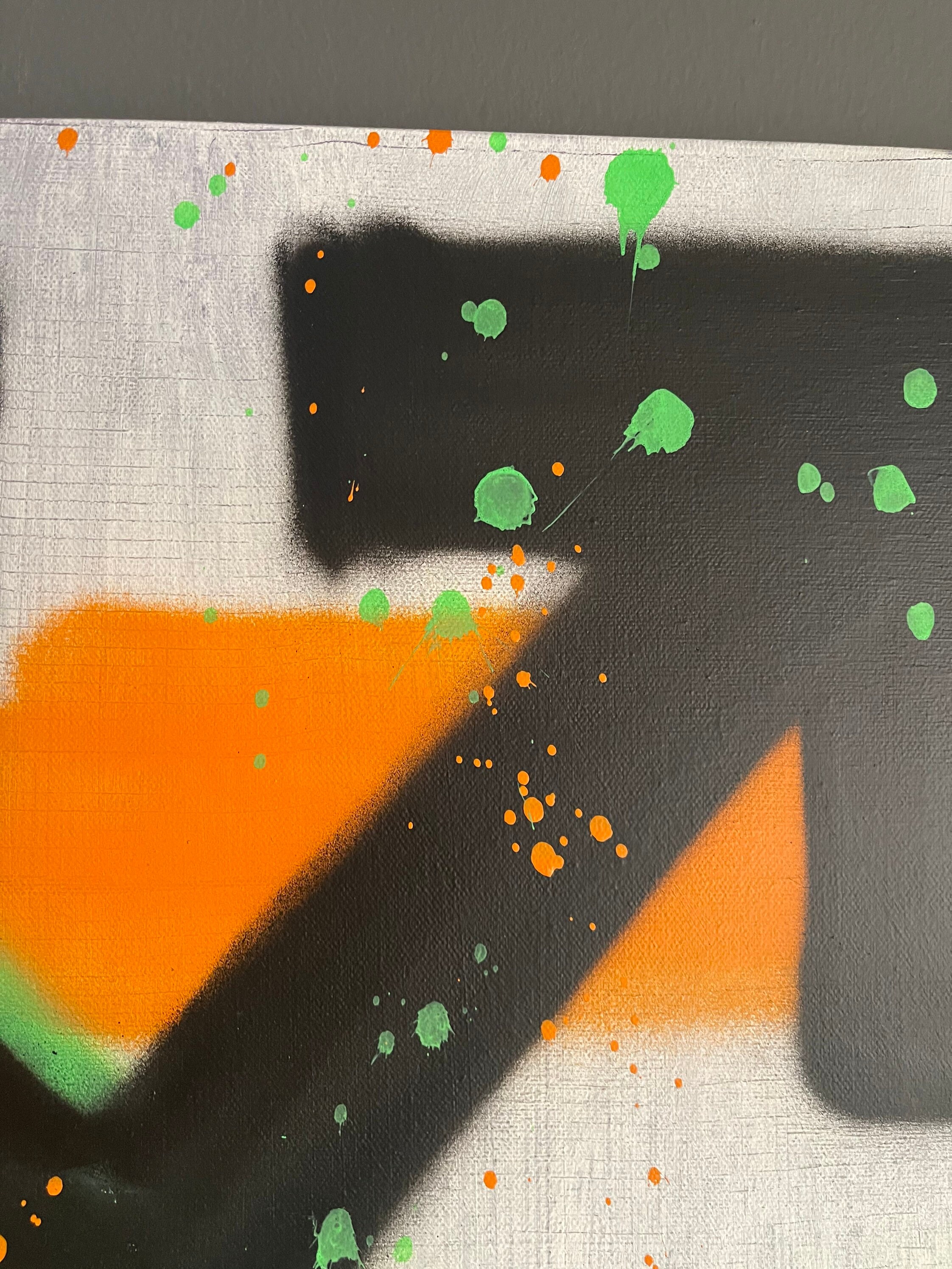 Large off White Painting Etsy