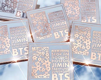 BTSフラワーエナメルピン（ご購入特典としてピンをプレゼント）
