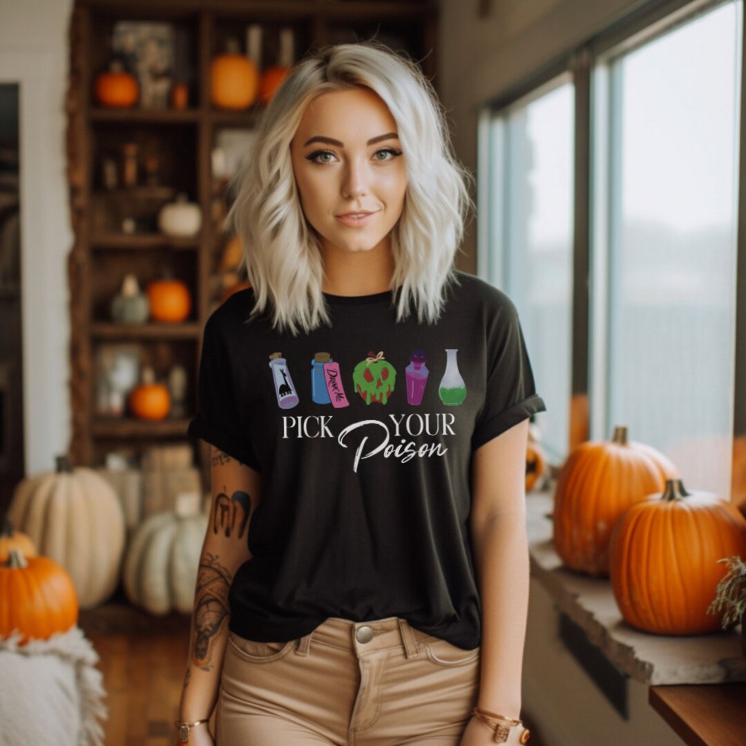 Pick Your Poison Tee Halloween Shirt Spooky Season Shirt - Etsy