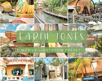 Earth Tones Mobile Lightroom, Ajustes preestablecidos de Lightroom, ajustes preestablecidos móviles, ajustes preestablecidos de Instagram, Lightroom móvil, ajustes preestablecidos de influencer, ajustes preestablecidos de fotos