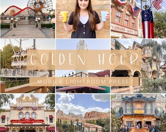 Golden Hour Mobile Lightroom Preset, ajustes preestablecidos de Lightroom, ajustes preestablecidos móviles, ajustes preestablecidos de Instagram, Lightroom móvil, ajustes preestablecidos de influencers, ajustes preestablecidos de fotos