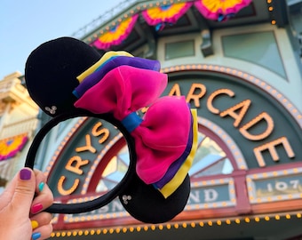 Orejas de celebración del 70.º aniversario, orejas de Disney, orejas de Mickey, orejas de Minnie, diadema de Mickey, diadema de Minnie, diadema de Disney, orejas de Disneyland para el 70.º aniversario