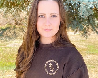 Sudadera Critter Country, sudadera Disneyland, sudadera Disney, sudadera bordada, cuello redondo de Disney, sudadera unisex