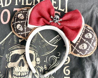 Tell No Tales Ears, Pirates of the Caribbean Ears, Pirates Ears, Disney Ears