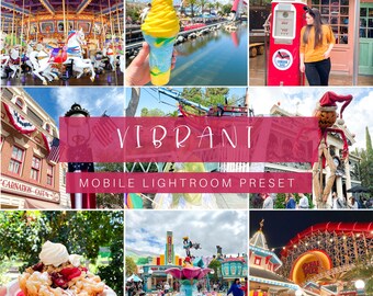 Ajuste preestablecido de Lightroom móvil vibrante, ajustes preestablecidos de Lightroom, ajustes preestablecidos móviles, ajustes preestablecidos de Instagram, Lightroom móvil, ajustes preestablecidos de influencer, ajustes preestablecidos de fotos