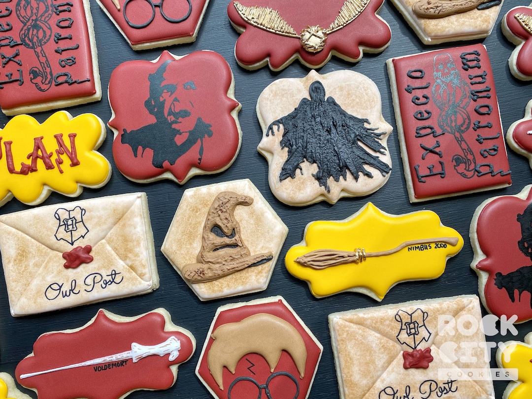 WIZARD Cookies Customizable Decorated Sugar Cookies Perfect for Magical