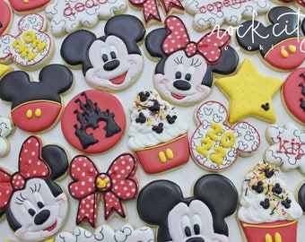 MOUSE Cookies >> Customizable Decorated Sugar Cookies | Perfect for Mouse Birthday Parties or Magical Themed Events!