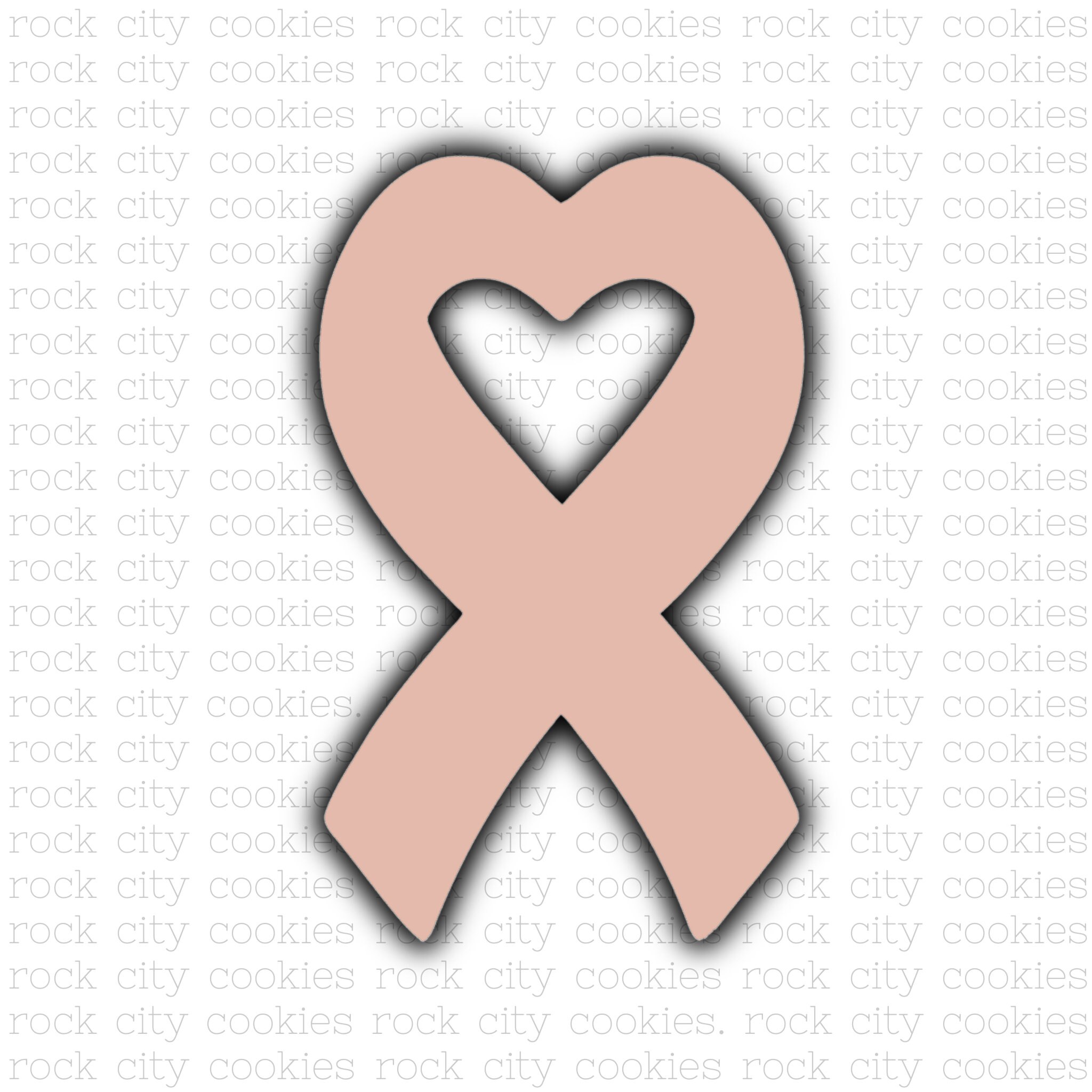 CANCER RIBBON Cookie Cutter // Cancer Awareness Ribbon Cookie Etsy