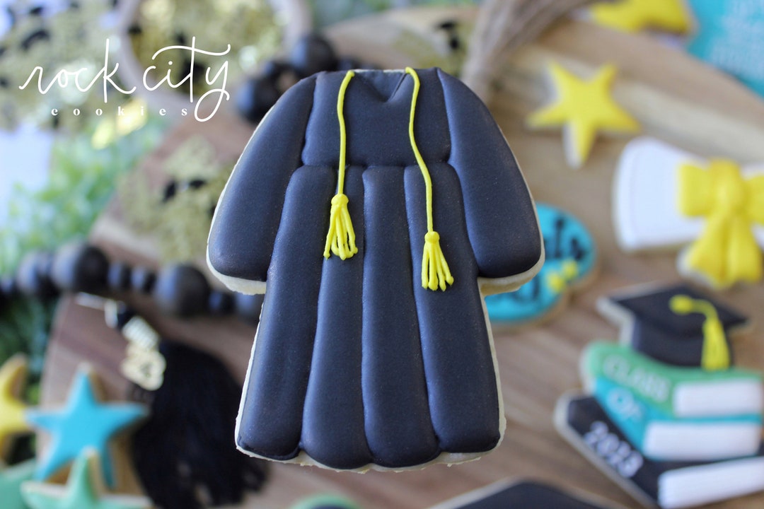 GRADUATION Cookie Cutter With Gown and Tassels 3D Printed Graduation