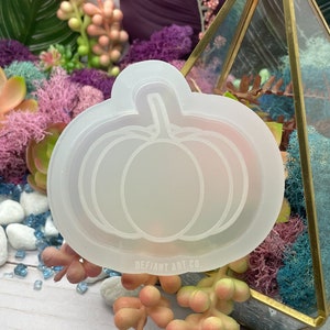 Pumpkin Shaker Food Safe Silicone Mold for Resin, Jesmonite, Clay, Soap, Wax Melts, Candy, and More