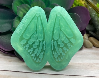 Butterfly Wing Earrings Food Safe Silicone Mold for Resin, Jesmonite, Clay, Soap, Wax Melts, Candy, and More