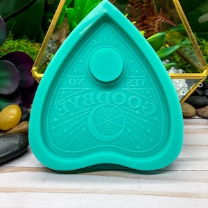 Ouija Planchette Food Safe Silicone Mold for Resin, Jesmonite, Clay, Soap, Wax Melts, Candy, and More