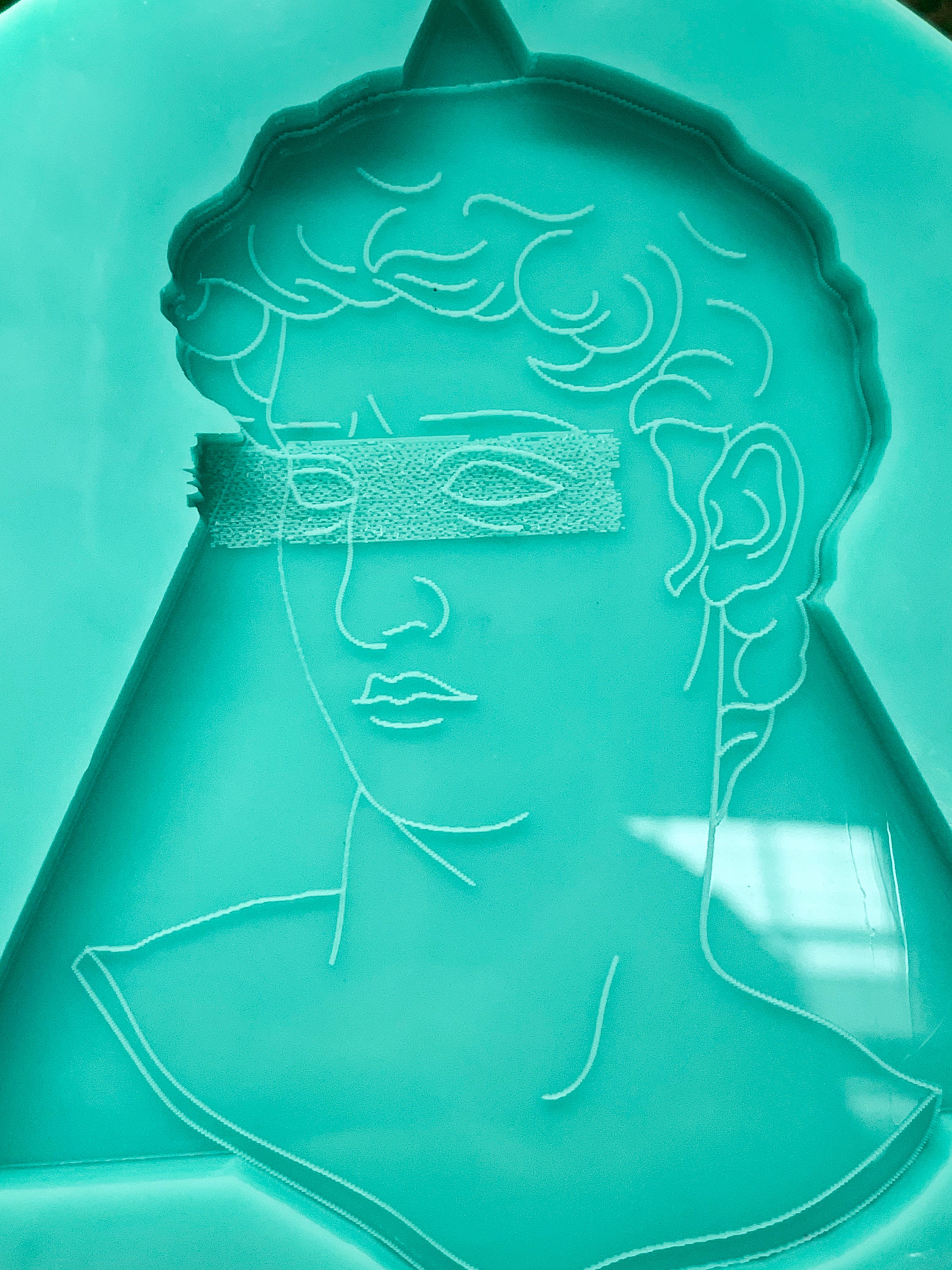 Vaporwave Bust Silicone Resin Molds Etsy