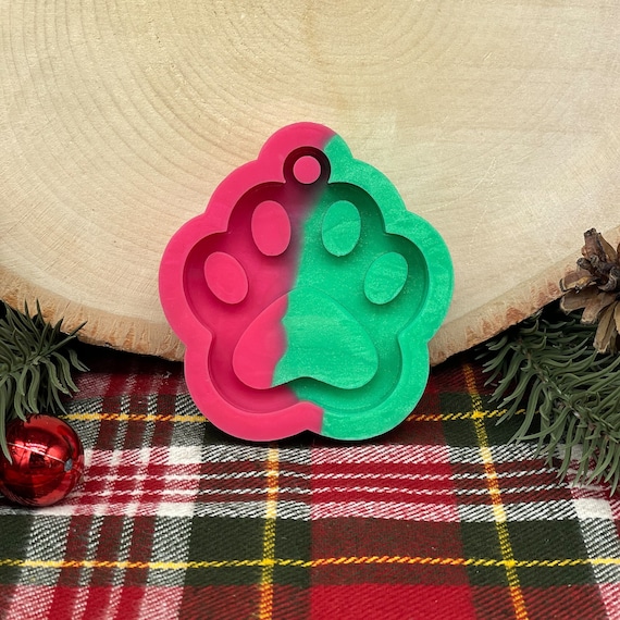 Cat Christmas Ornament Silicone Mold