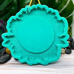 6" Flower Tray Silicone Mold for Resin, Soap, Wax Melts