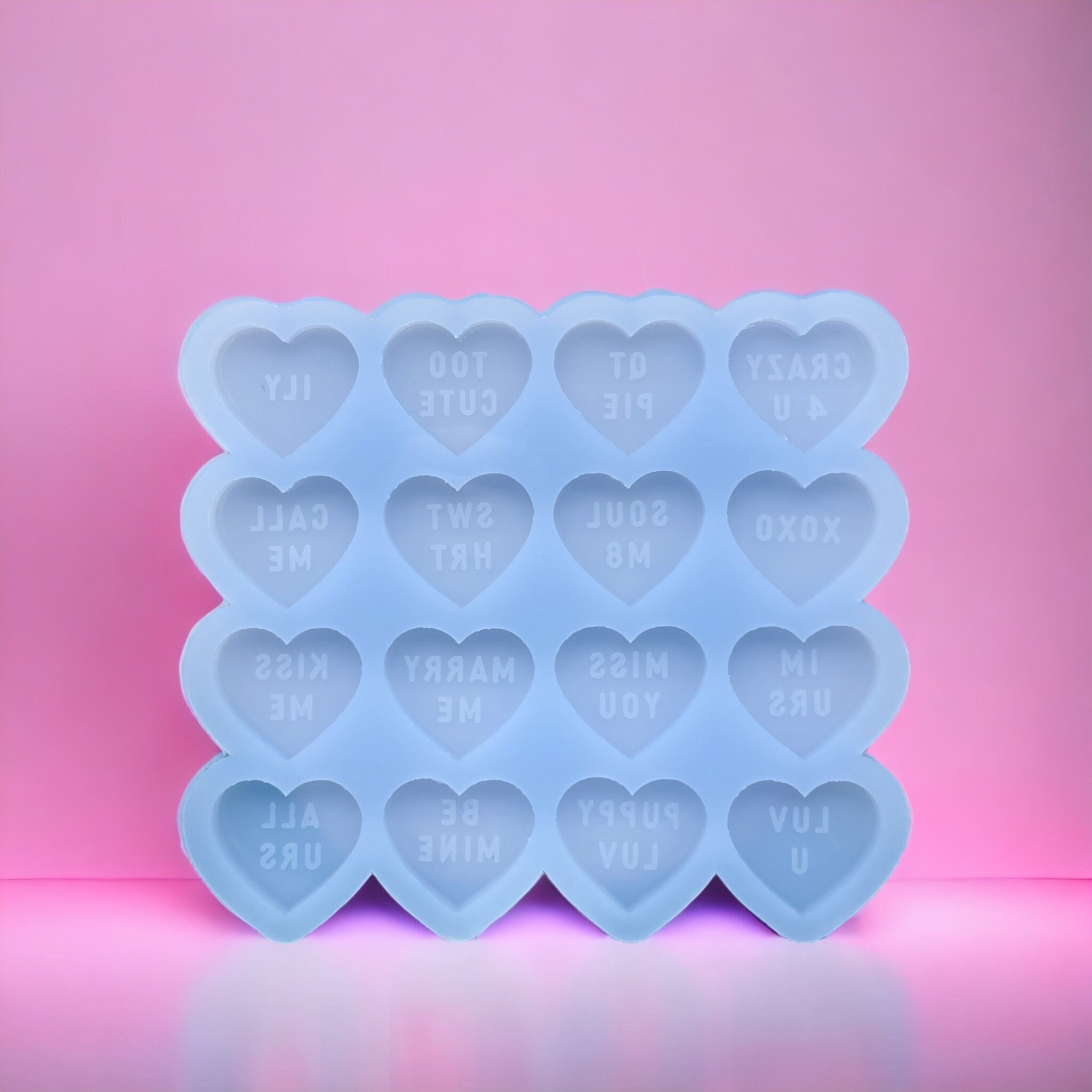 3D Heart Candle Mold Heart Scented Candle Silicone Mold Heart