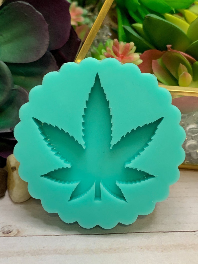 Marijuana/Pot Leaf Silicone Mold for UV or Regular Resin Etsy