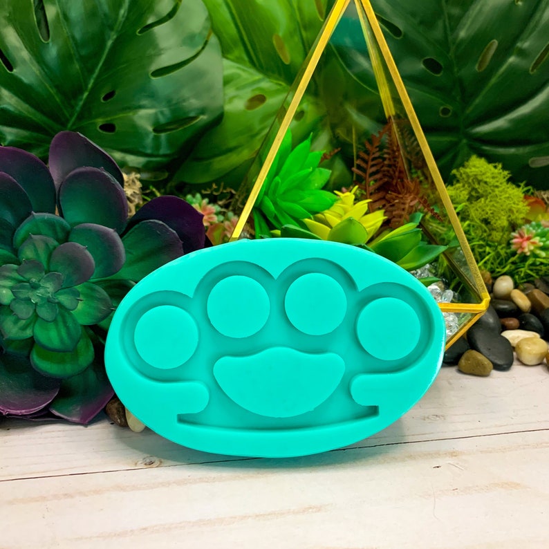 Brass Knuckles Food Safe Silicone Mold for Resin Jesmonite Etsy