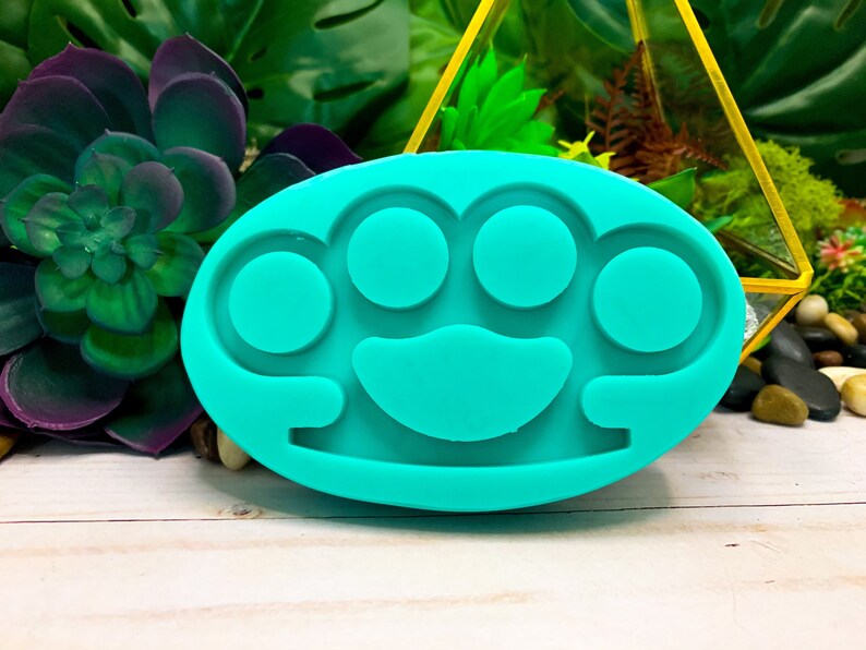 Brass Knuckles Food Safe Silicone Mold for Resin Jesmonite Etsy