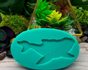 Whale Food Safe Silicone Mold for Resin, Jesmonite, Clay, Soap, Wax Melts, Candy, and More