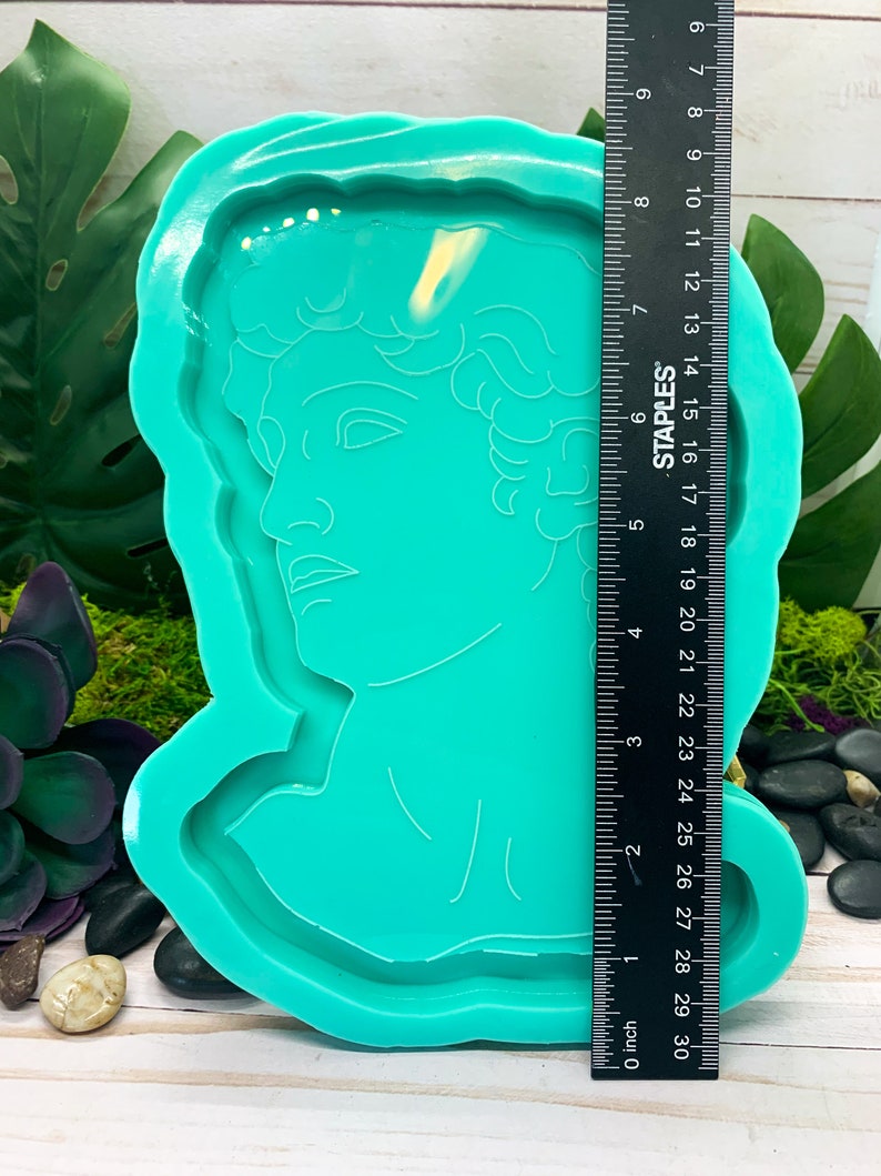 Extra Large Renaissance Bust Tray Silicone Resin Mold Etsy