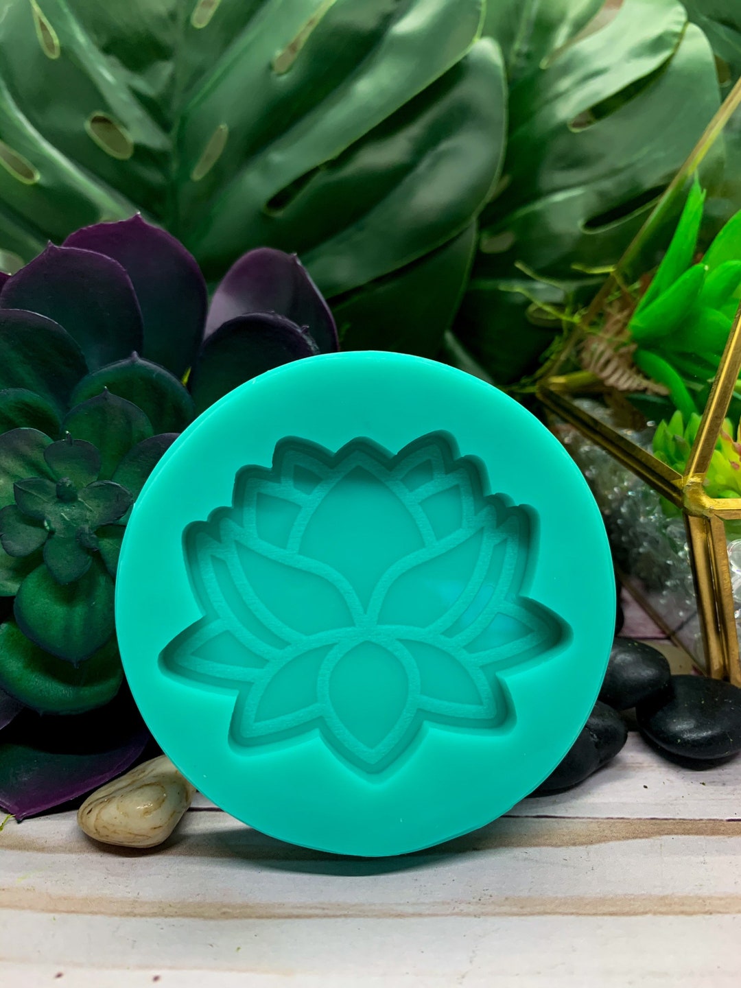 Lotus Flower Food Safe Silicone Mold for Resin Jesmonite Etsy