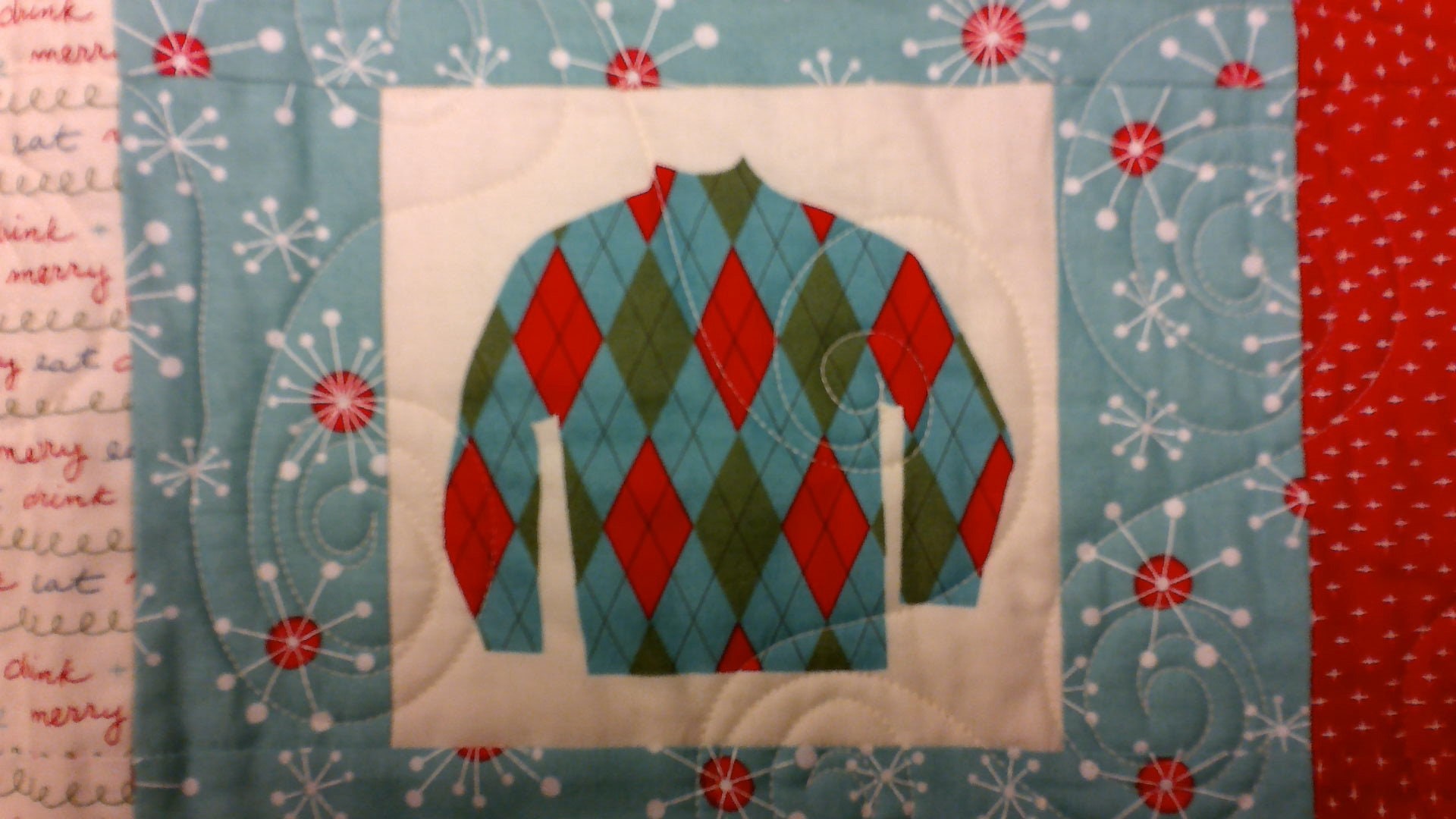 Ugly Christmas Sweater Lap Quilt Etsy UK