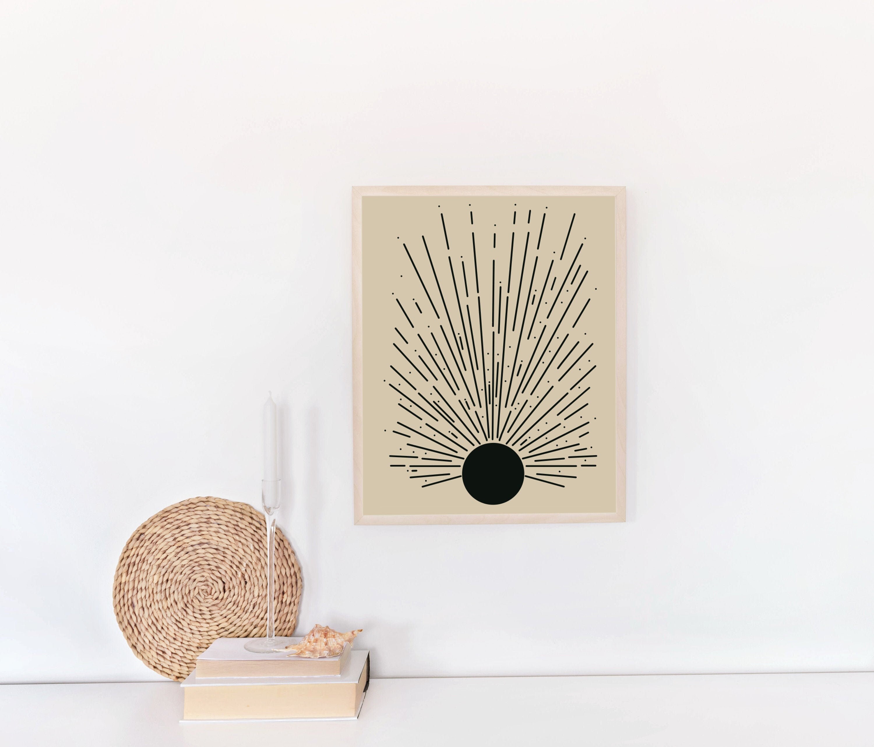 Boho Wall Decor Aesthetic Room Decor Terracotta Art Etsy