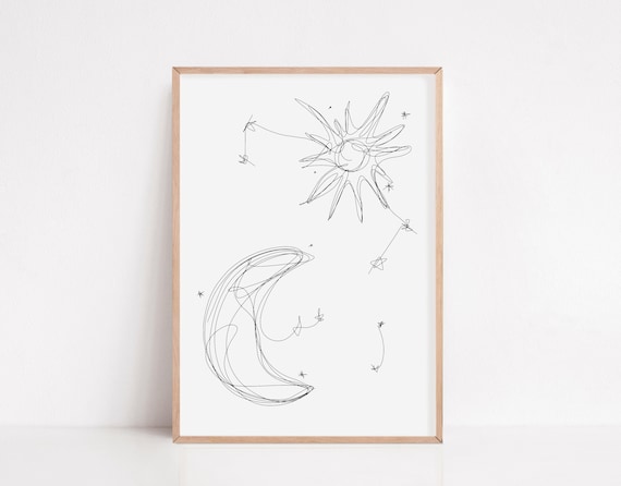 Moon And Sun Art Moon Art Room Decor Aesthetic Printable Etsy Uk Moon And Sun Art Moon Art Room Decor Aesthetic Printable Etsy Uk