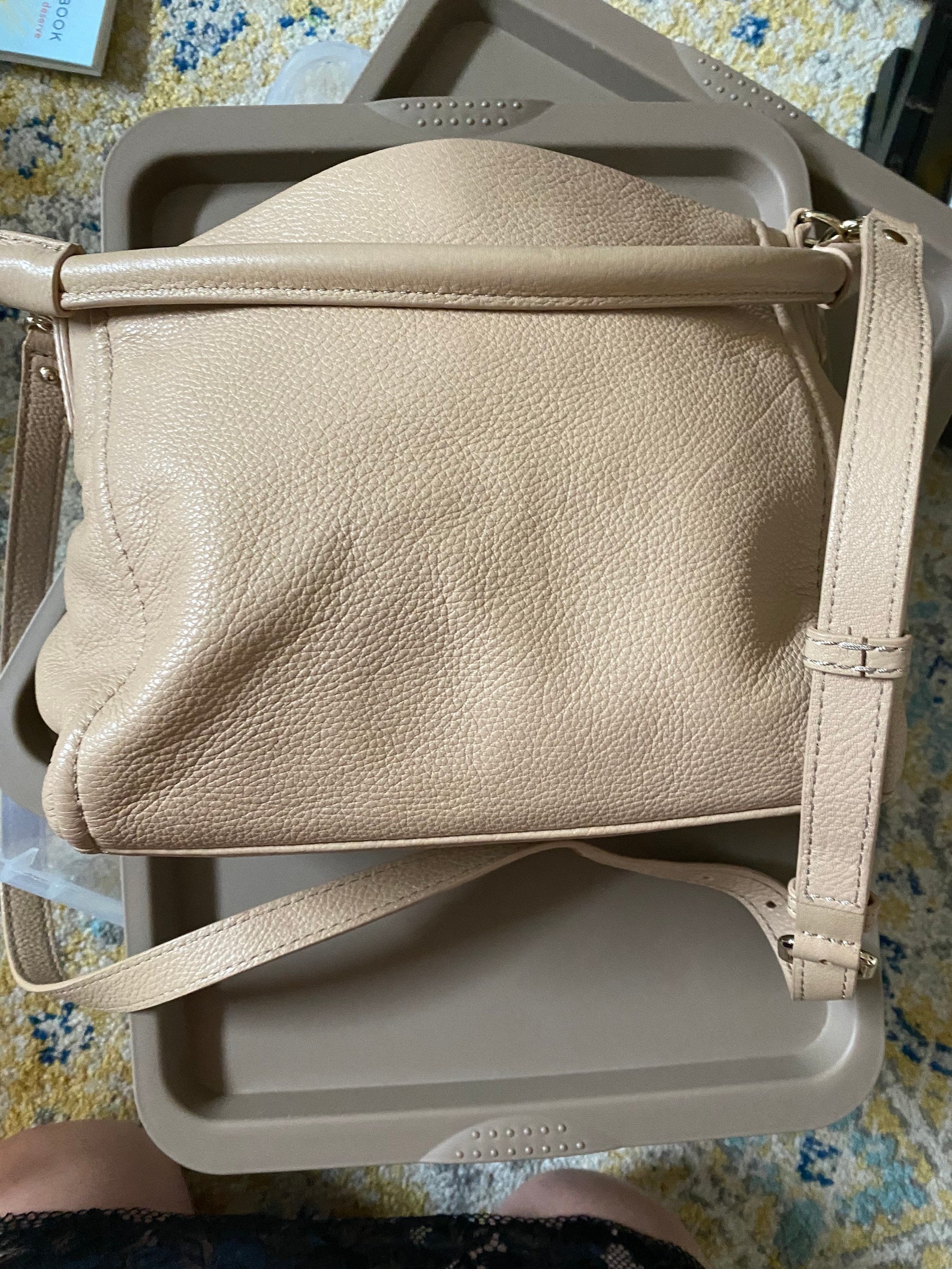 Kate Spade Hand Painted Beige Crossbody Bag Sacs à main Sacs Etsy