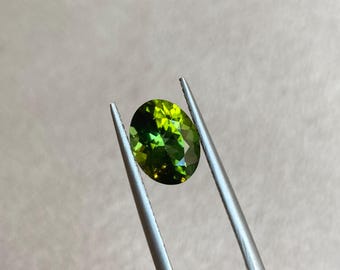 2.2 ct Green Tourmaline - Oval Cut