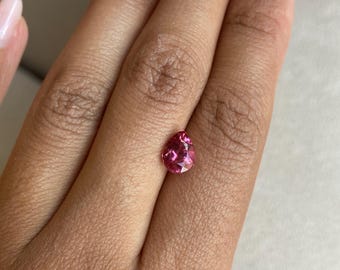 1.2 ct Pink Tourmaline - Pear Cut Brazil