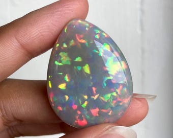 52 ct Pear Cut Opal