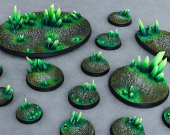 Bases de combat - Cristaux - Différentes tailles [PEINTURES]