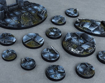 Bases de combat - Ruines - Différentes tailles [PEINTES]