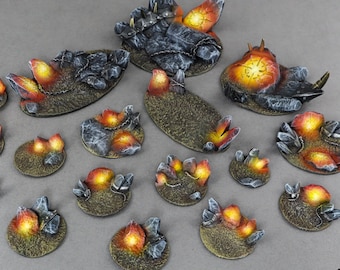 Battle  Bases - Chaos Wasteland -  Different sizes [PAINTED]