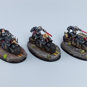 40k - Space Marines - Deathwatch - Primaris Outriders I [PAINTED]
