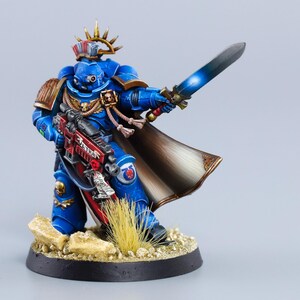 40k -  Space Marines - Ultramarines - Captain Primaris [PAINTED]