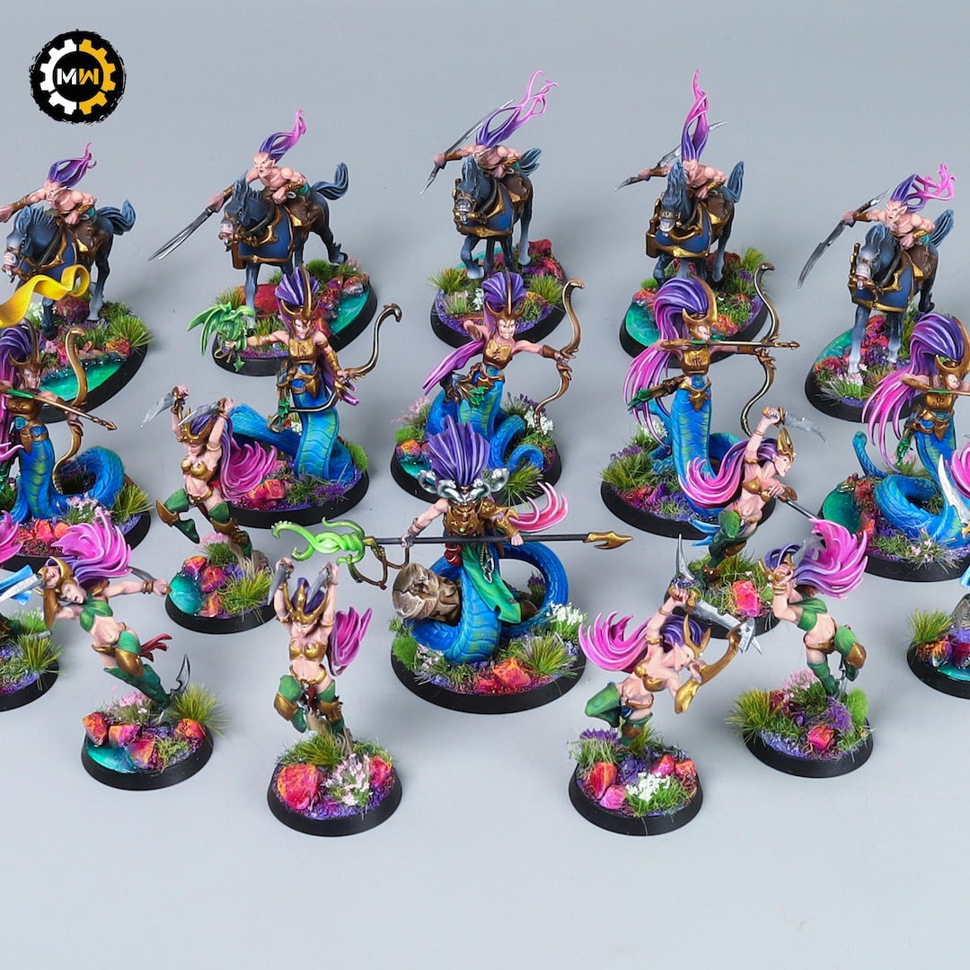 Age of Sigmar - Daughters of Khaine - Spearhead [PAINTED] - Etsy