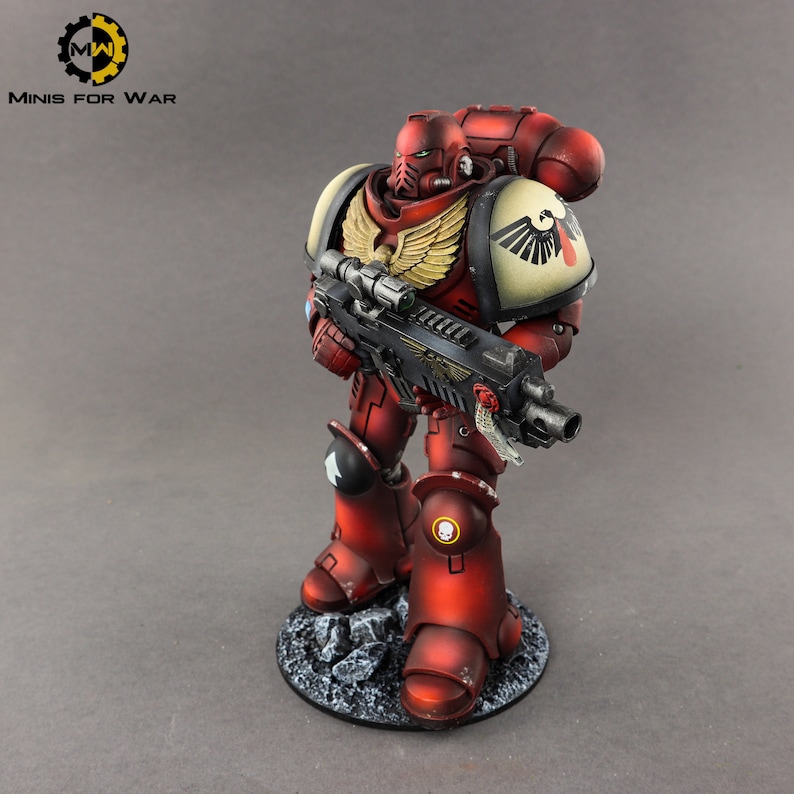 Warhammer 40k McFarlane Space Marines Intercessor PAINTED | Etsy