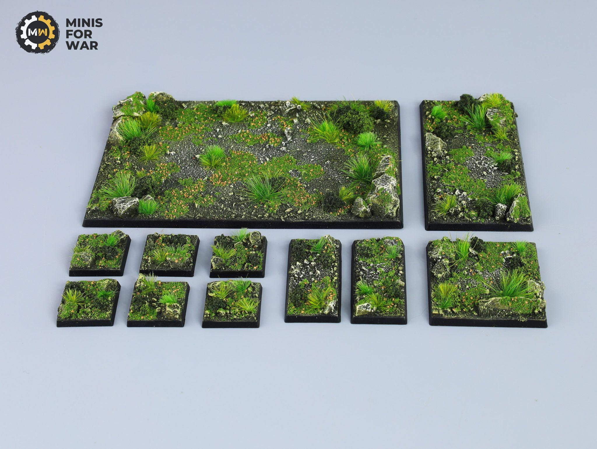 3D Gedruckt Wargaming Bases Warhammer 20 Bis 25 Mm Quadratische Basen Konverter 3D Gedruckt Wargaming 3D Gedruckte Spielbasen Konverter