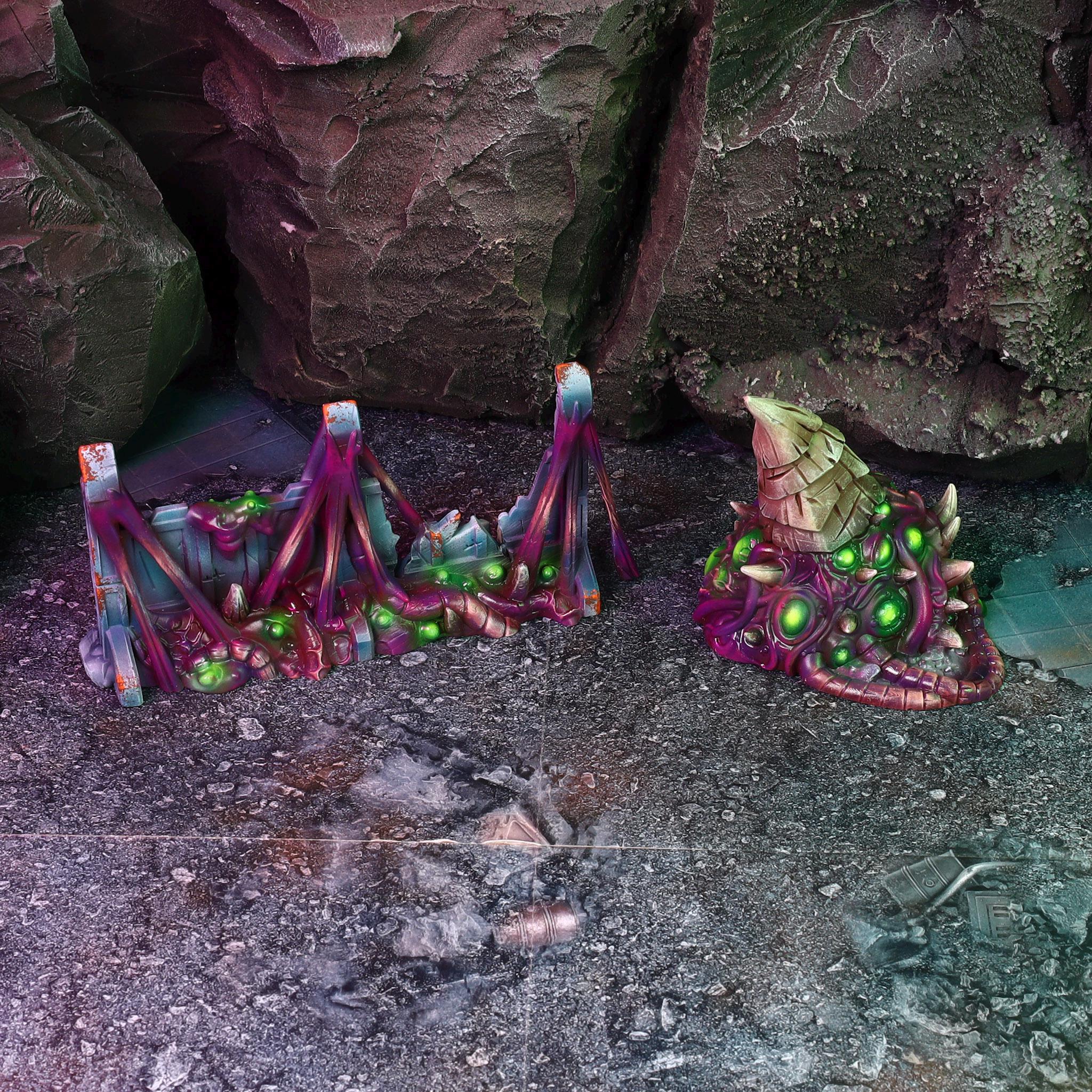 Hive Cluster – Painted 3D Terrain Full Set - Etsy