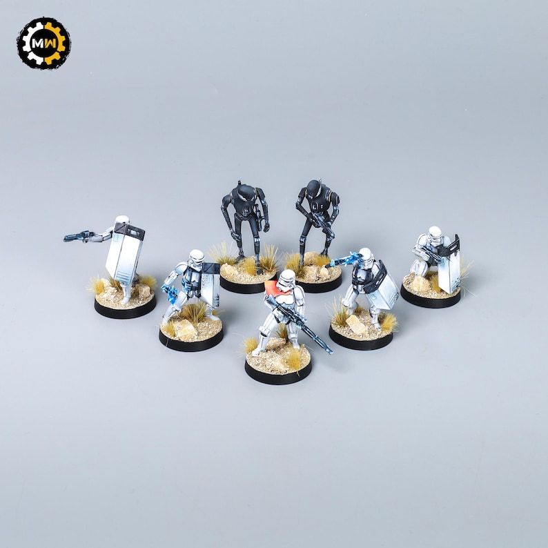 Star Wars: Legion - Galactic Empire - Riot Control Squad [PAINTED] - Etsy