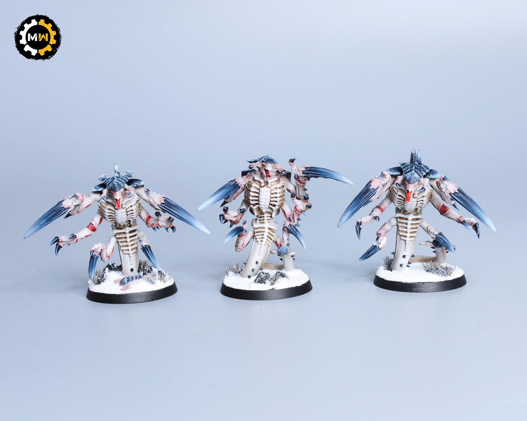 Esercito Tyranids Warhammer 40k Leviatano - Flotta Alveare Dipinta E Assemblabile